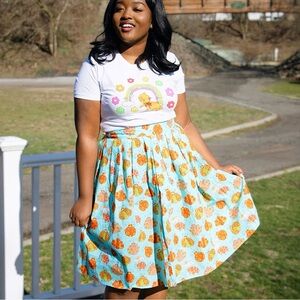 NWOT ModCloth x Marisol Muro My Playful Ways Swing Skirt Size 16W